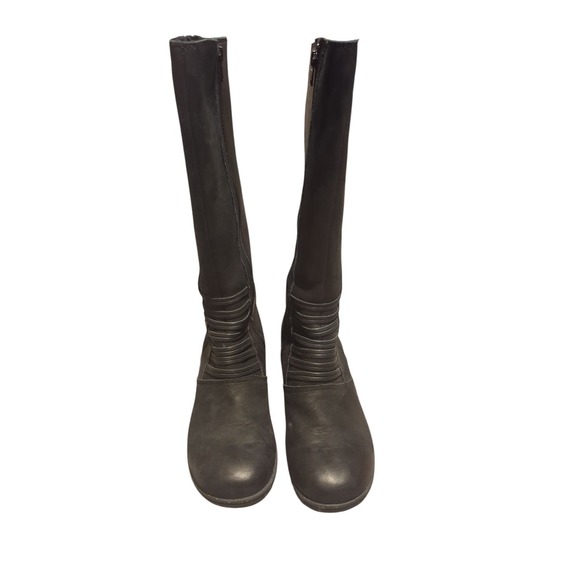 Keen Zurich Tall Knee High Winter Wedge Side Zip Riding Women Boots Sz 9 - Picture 4 of 7